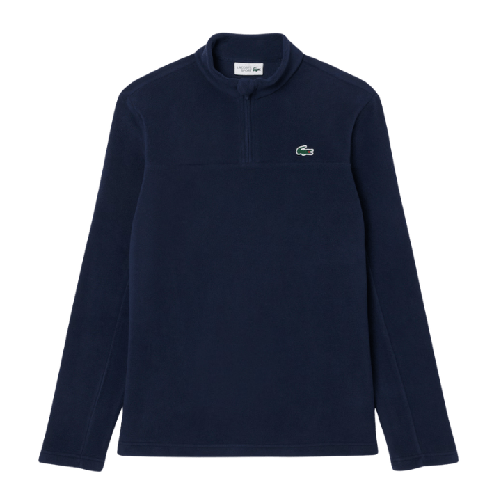 POLO LACOSTE - SWEATSHIRT BLEU MARINE - Golf Passion