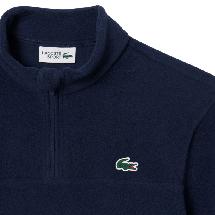 POLO LACOSTE - SWEATSHIRT BLEU MARINE - Golf Passion