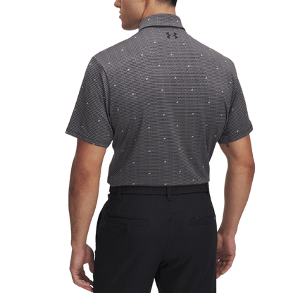 POLO UNDER ARMOUR PLAYOFF 3.0 PRINTED GRIS NOIR - Golf Passion