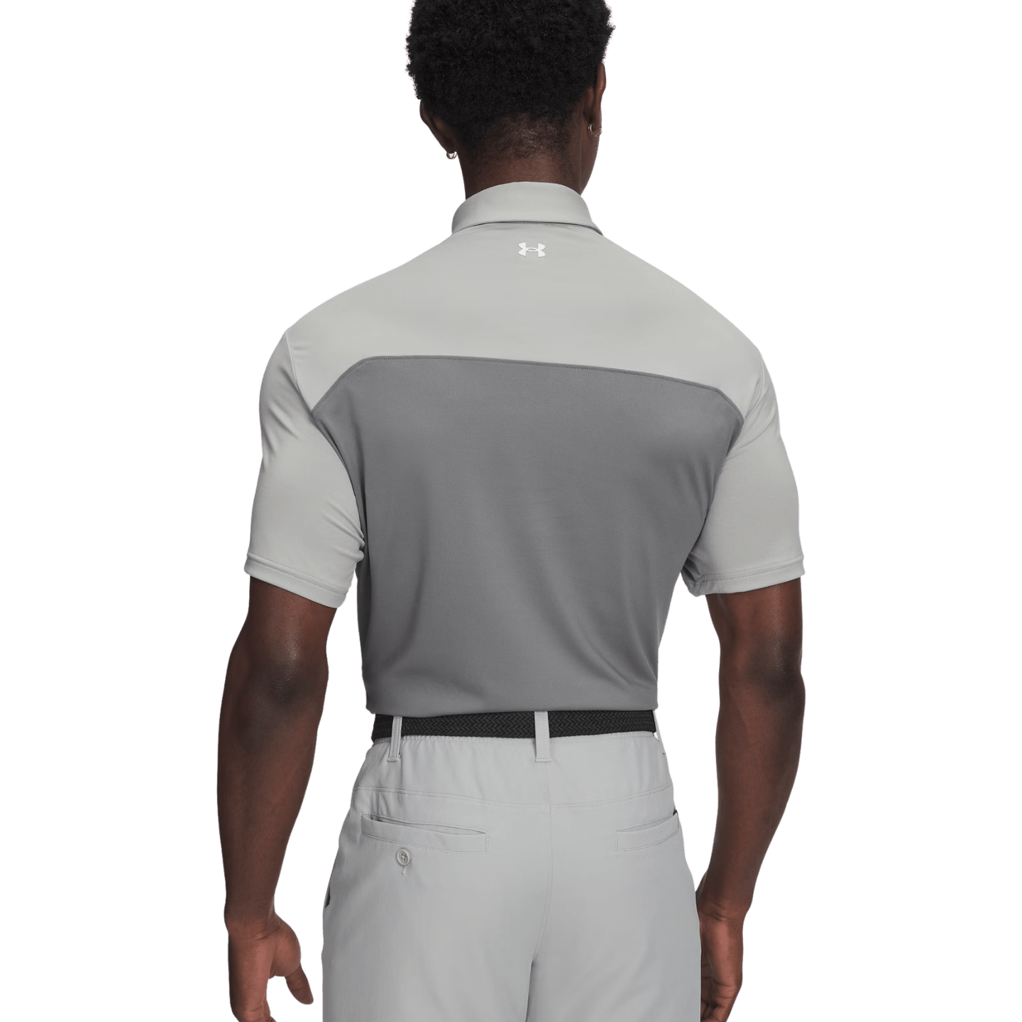 POLO UNDER ARMOUR - T2G COLORBLOCK TITANIUM CLAY GREEN WHITE - Under Armour - Golf Passion