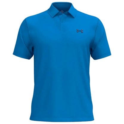 POLO UNDER ARMOUR - T2G PIQUE BLEU - Golf Passion