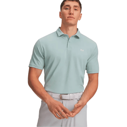 POLO UNDER ARMOUR - T2G PIQUE ENAMEL BLUE WHITE - Under Armour - Golf Passion