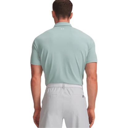POLO UNDER ARMOUR - T2G PIQUE ENAMEL BLUE WHITE - Under Armour - Golf Passion
