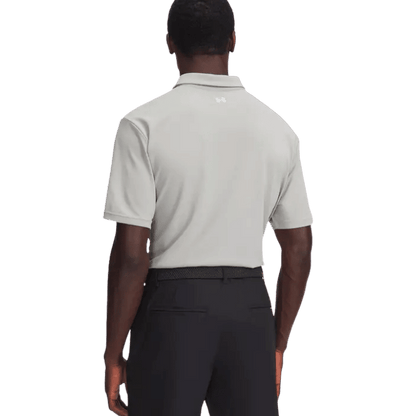 POLO UNDER ARMOUR - T2G PIQUE TITANIUM WHITE - Under Armour - Golf Passion