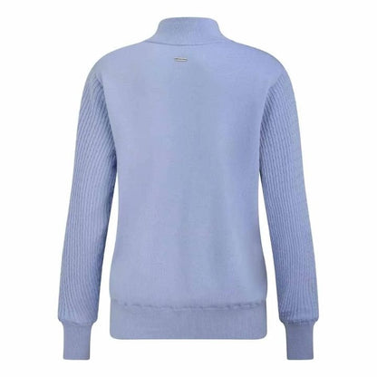 Pull de golf homme PING Pamela - vue de dos à plat | #color_violet