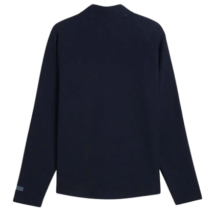 Pull de golf homme Puma Boulder 2.0 1/4 Zip - vue de dos à plat | #color_marine