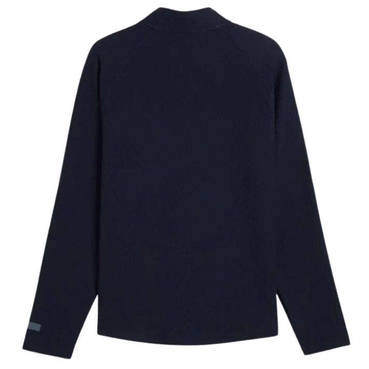 Pull de golf homme Puma Boulder 2.0 1/4 Zip - vue de dos à plat | #color_marine