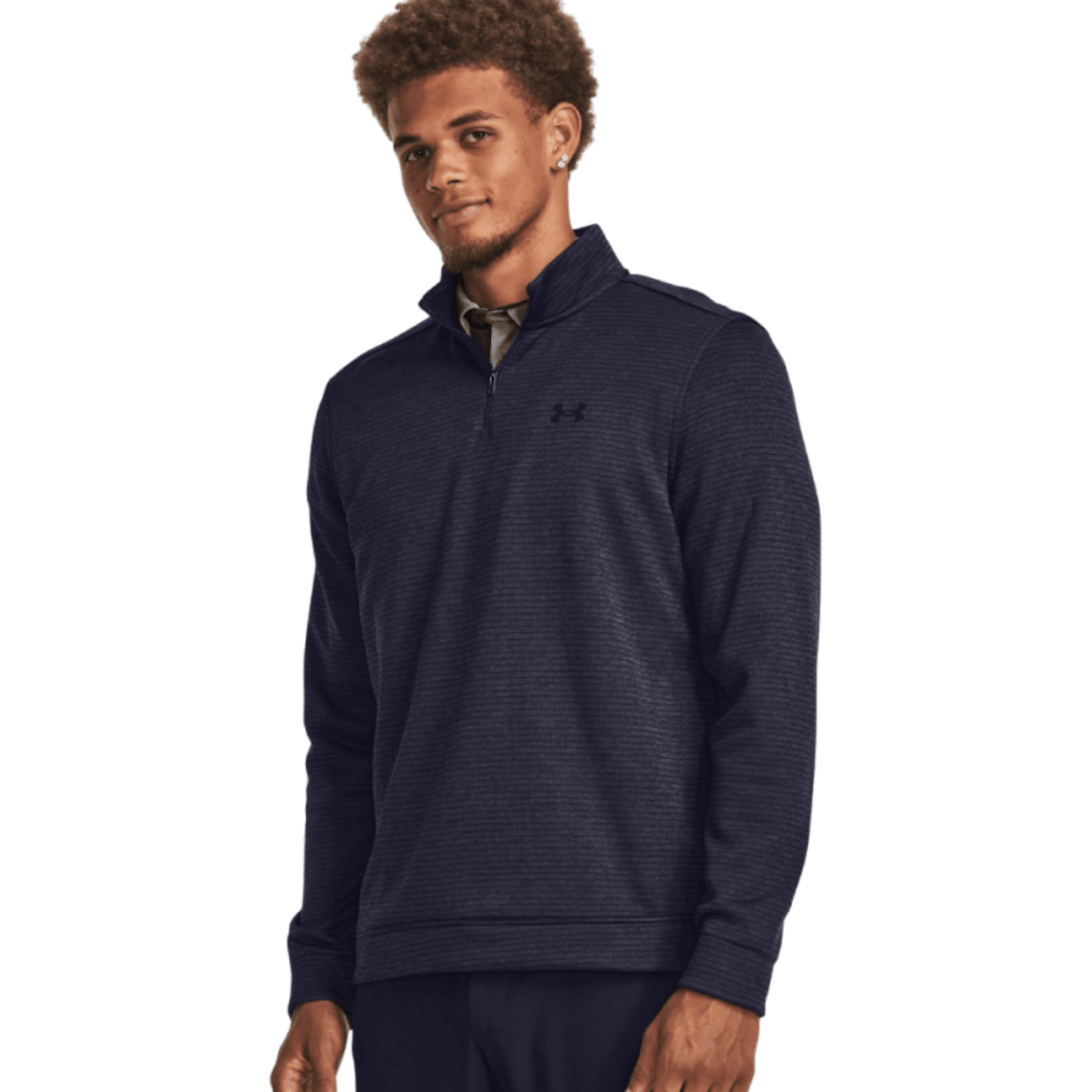 PULLOVER UNDER ARMOUR - UA STORM SWAETERFLEECE MARINE - Golf Passion