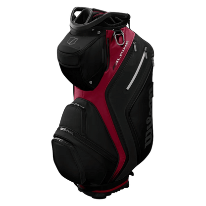 SAC CHARIOT - ALPINE CART BLACK RED - Golf Passion