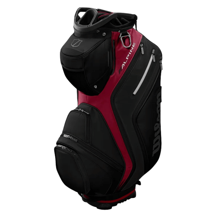 SAC CHARIOT - ALPINE CART BLACK RED - Golf Passion