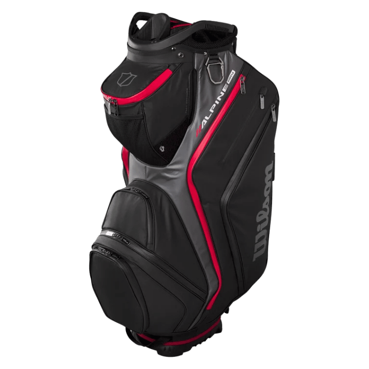 SAC CHARIOT - ALPINE DRY BLACK GREY RED - Golf Passion