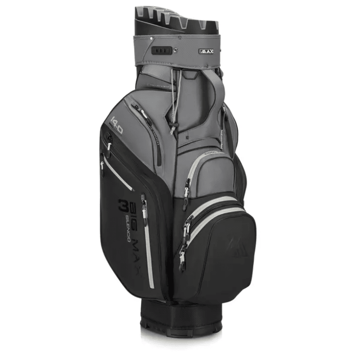 Sac chariot de golf BIG MAX Drilite Silencio 3 - séparateur supérieur | #color_noir/gris