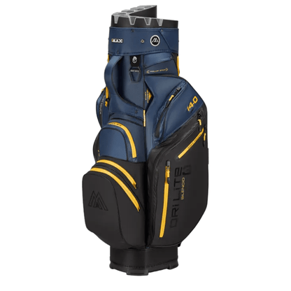Sac chariot de golf BIG MAX Drilite Silencio 3 - vue trois quarts | #color_noir/marine/corn