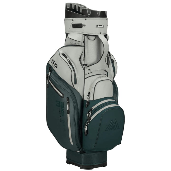 Sac chariot de golf BIG MAX Drilite Silencio 3 - séparateur supérieur | #color_vert/blanc