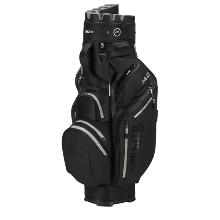 Sac chariot de golf BIG MAX Drilite Silencio 3 - vue trois quarts | #color_noir
