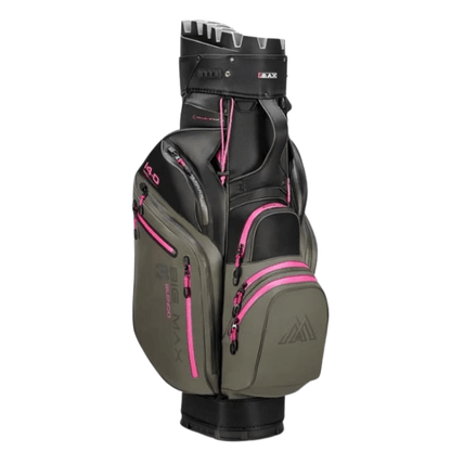 Sac chariot de golf BIG MAX Drilite Silencio 3 - séparateur supérieur | #color_anthracite/noir/rose