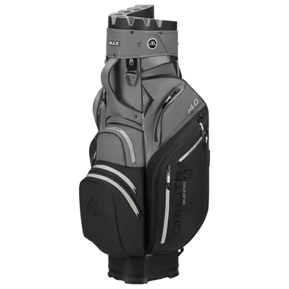 Sac chariot de golf BIG MAX Drilite Silencio 3 - vue trois quarts | #color_noir/gris