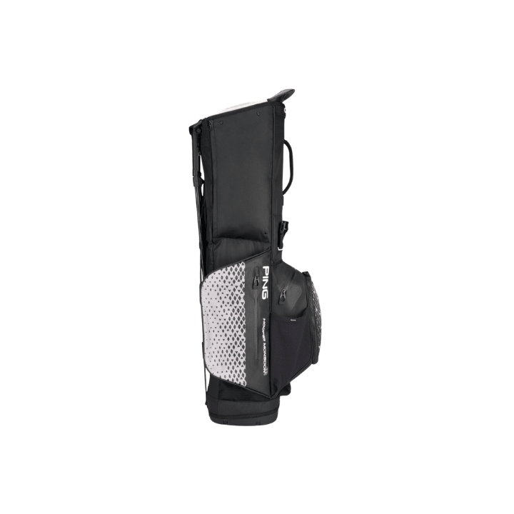 Sac trépied de golf PING Hoofer Monsoon 231 - dos et bretelles | #color_noir/gris