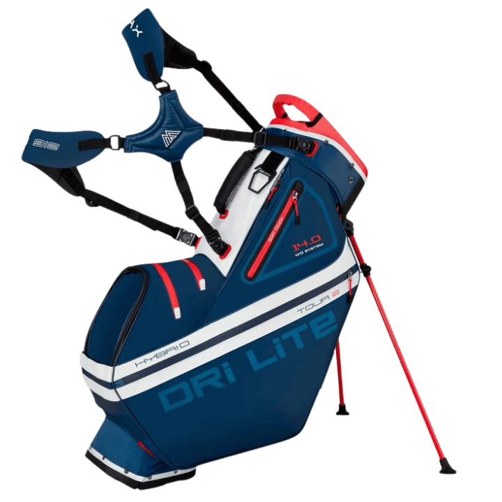 SAC TREPIED - DRIL HYB T 2 MARINE - ROUGE - BLANC - Golf Passion
