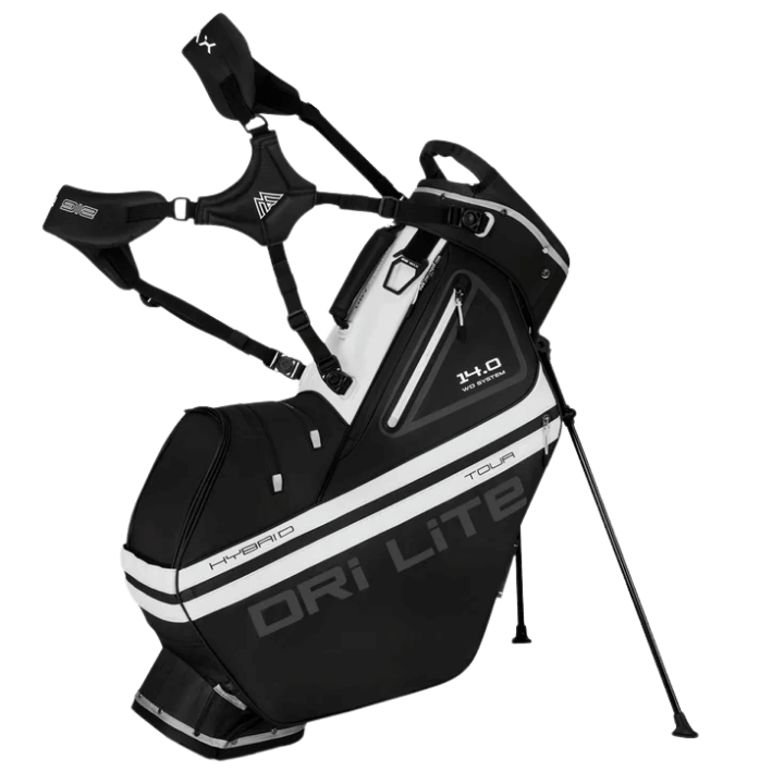 SAC TREPIED - DRIL HYB T 2 NOIR - BLANC CASSE - Golf Passion