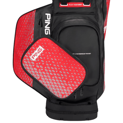 Sac de golf trépied | #color_noir-rouge