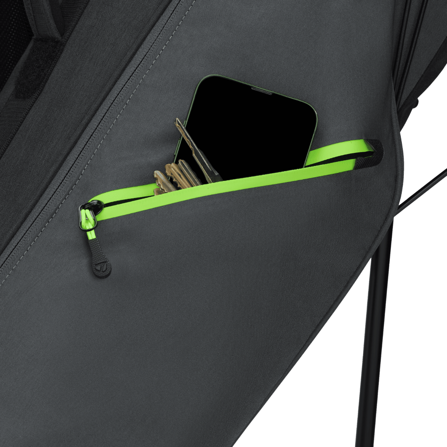 SAC TREPIED TAYLORMADE - FLEX TECH CARRY GRIS NOIR VERT - Taylormade - Golf Passion