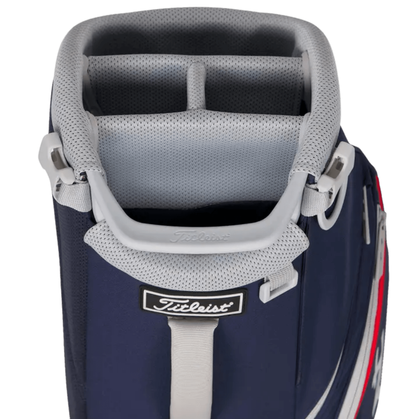Sac de golf trépied | #color_marine-rouge-blanc