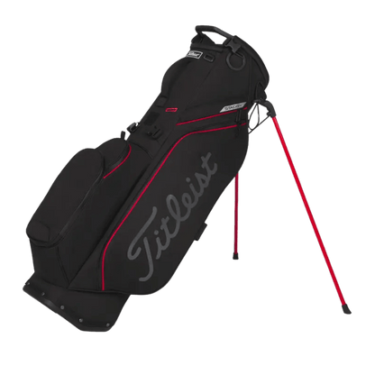 Sac de golf trépied | #color_noir-rouge-graphite
