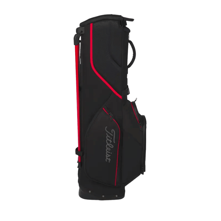 Sac de golf trépied | #color_noir-rouge-graphite