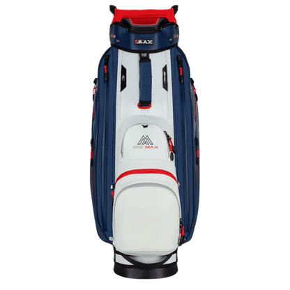Sac de golf chariot | #color_marine-blanc-rouge