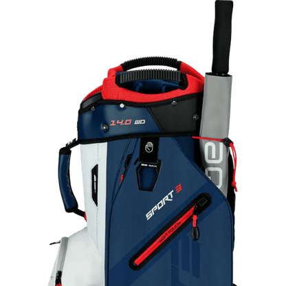 Sac de golf chariot | #color_marine-blanc-rouge