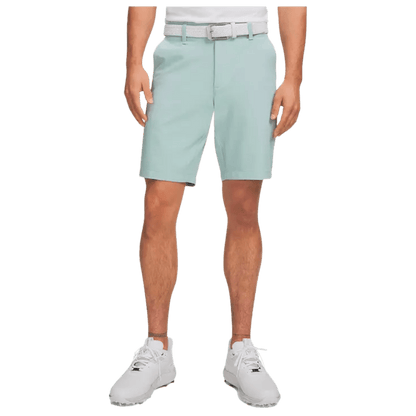 SHORT UNDER ARMOUR - DRIVE TAPERED ENAMEL BLUE HALO GRAY - Under Armour - Golf Passion