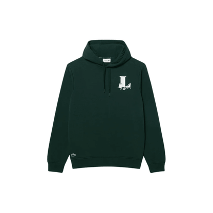 Sweat de golf homme Lacoste Sweatshirts A Capuche - vue de face à plat | #color_vert