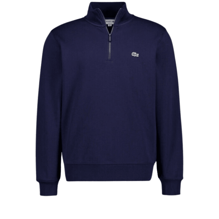 Sweat de golf Lacoste Marine Marine - vue de face à plat | #color_marine