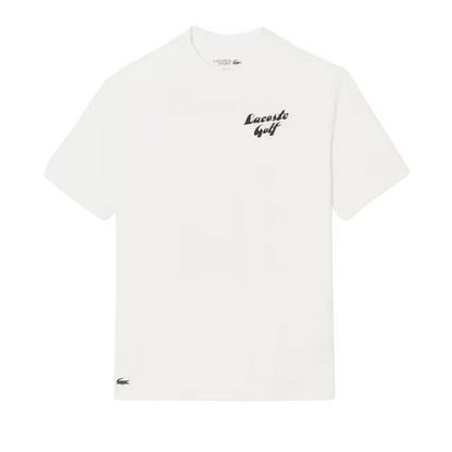 T - SHIRT LACOSTE - TEE - SHIRT 5 BLANC - Golf Passion
