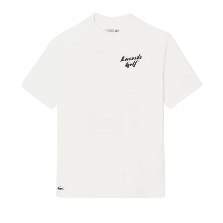 T - SHIRT LACOSTE - TEE - SHIRT 5 BLANC - Golf Passion