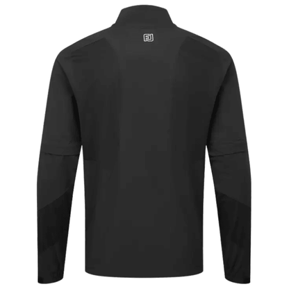 Veste de pluie de golf homme Footjoy Hydrolite X Rain Shirt - vue de dos produit seul | #color_noir