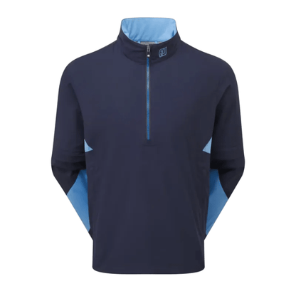 Veste de pluie de golf homme Footjoy Hydrolite X Rain Shirt - vue de face produit seul | #color_marine/bleu
