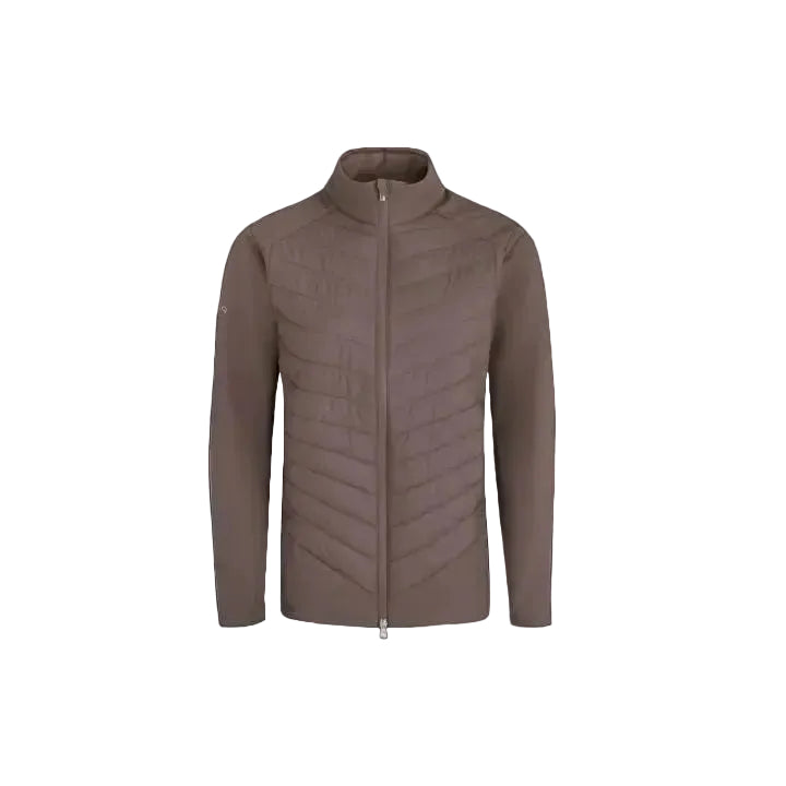 Veste de pluie de golf homme PING Ines - vue de face produit seul | #color_marron