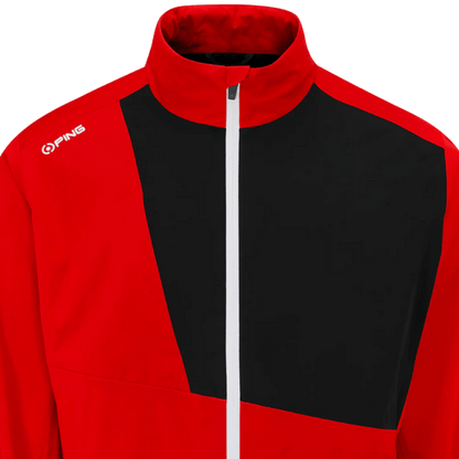 VESTE DE PLUIE PING - IMPERVIOUS ROUGE NOIR - Golf Passion