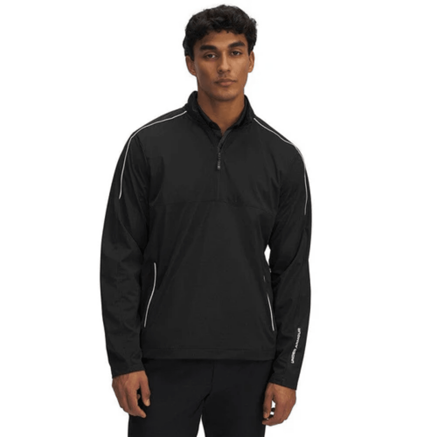 VESTE DE PLUIE - UNDER ARMOUR DRIVE WIND HALF ZIP NOIR BLANC - Under Armour - Golf Passion